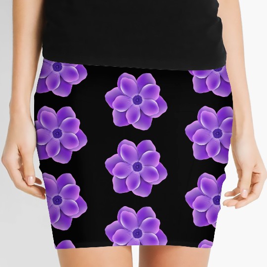 flower Women's Mini Skirts