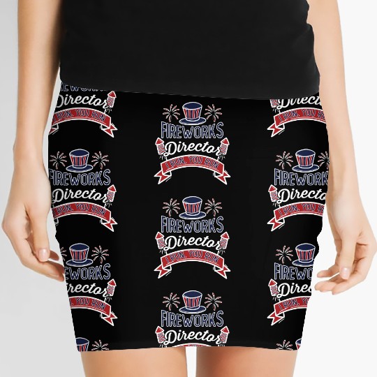 Fireworks Director 4th of July Women's Mini Skirts