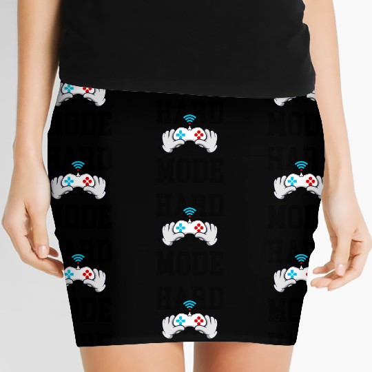NEVER GIVE UP | EVERY GAMER ALWAYS TRY HARD MODE Women's Mini Skirts
