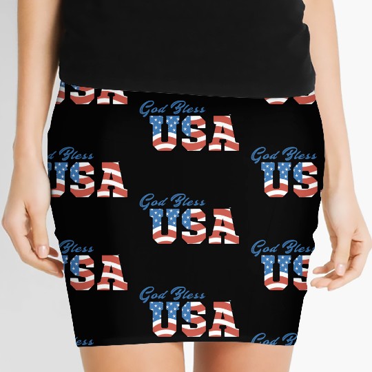 God Bless America Women's Mini Skirts
