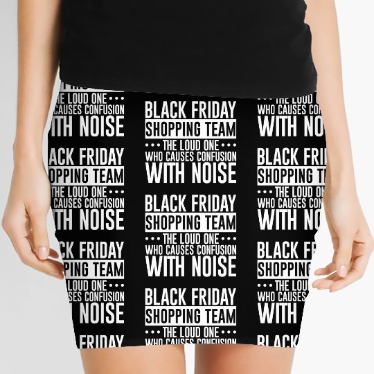 Black Friday Shopping Team 1 Women's Mini Skirts