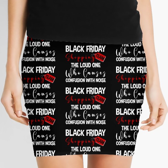 Black Friday Shopping Team 2 Women's Mini Skirts