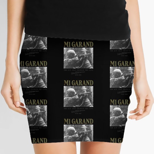 World War 2 Weapon M1 Garand Rifle Women's Mini Skirts