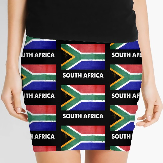 South African South Africa Flag Women's Mini Skirts