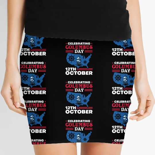 Christopher Columbus Italian American Columbus Day Women's Mini Skirts
