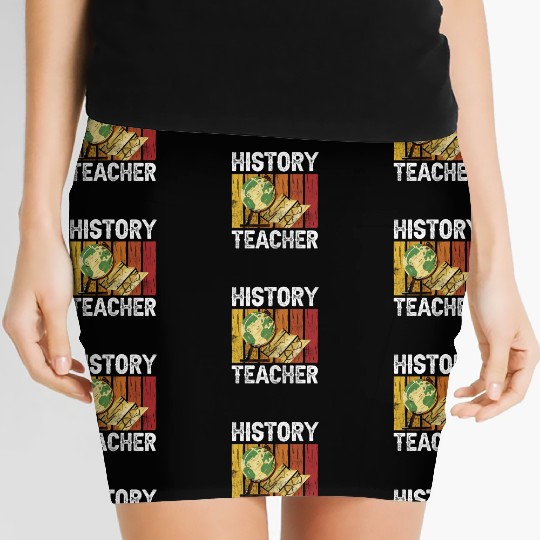 History Teacher Job Historian Historic Women's Mini Skirts