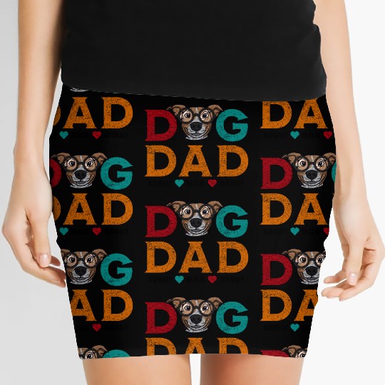 Best Dog Dad scout milo buddy Women's Mini Skirts
