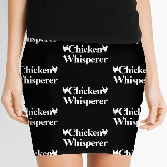 Farmer Chicken Whisperer Vintage Women's Mini Skirts