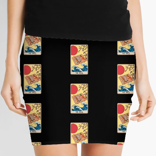 Tarot Card Reader Sushi Lover Sushi Eater Japanese Women's Mini Skirts