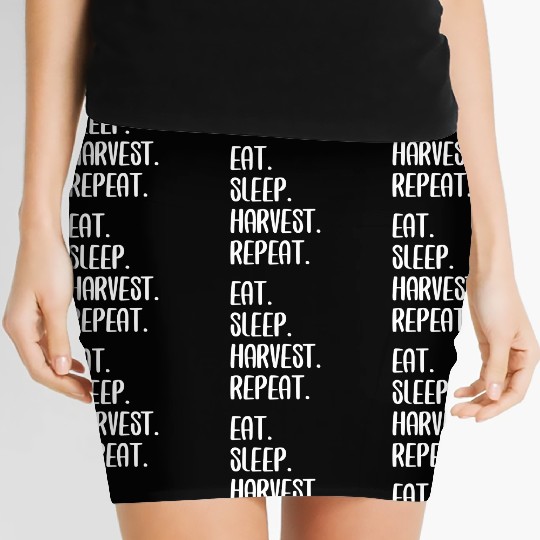 Eat Sleep Harvest Rebeat Women's Mini Skirts