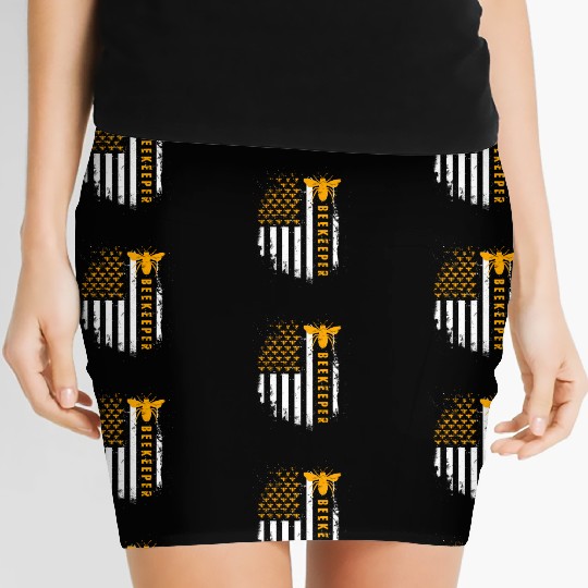 Honey Bee Beekeeping Hive Beekeeper Women's Mini Skirts