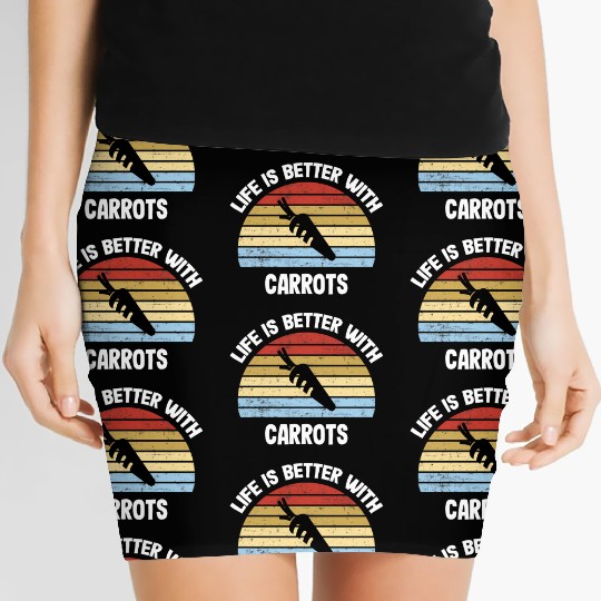 Carrot Women's Mini Skirts