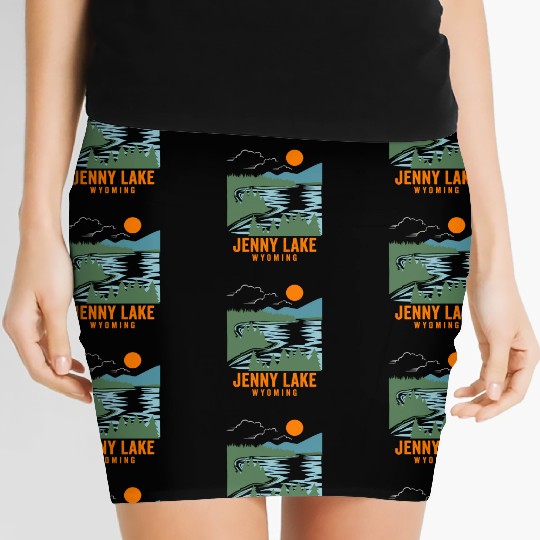 Jenny Lake Wyoming Women's Mini Skirts