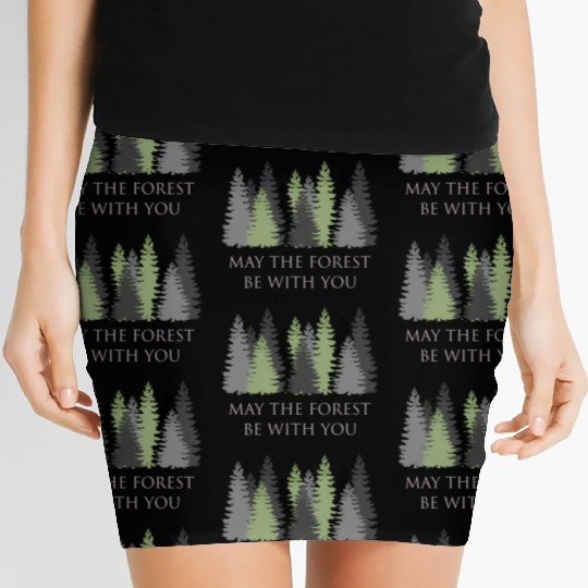 May The Forest Be With You Women's Mini Skirts