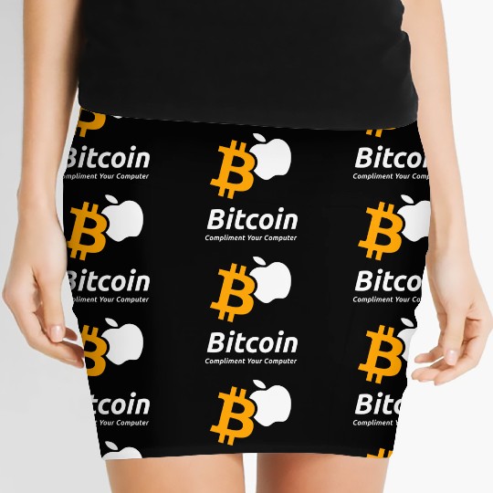 Bitcoin Coin-Compliment Your Computer Women's Mini Skirts