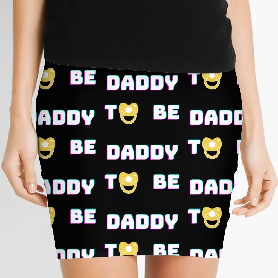 Daddy To Be green Women's Mini Skirts