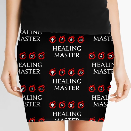 Healing Master For Warriors of Light Darkness Women's Mini Skirts