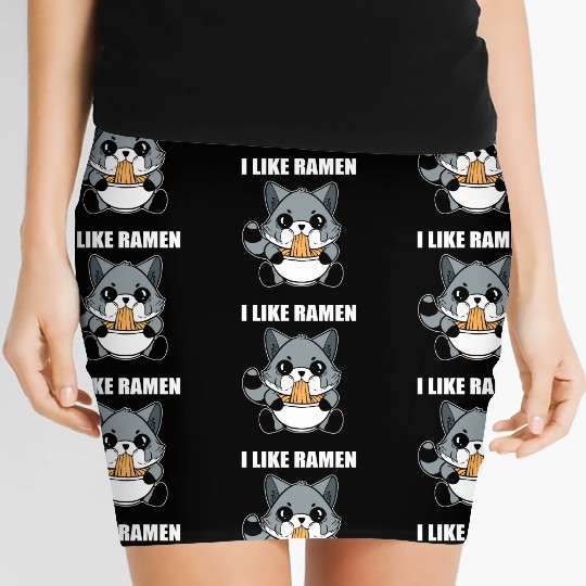 I Like Ramen Japanese Gift Women's Mini Skirts