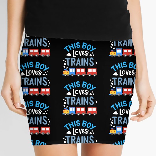 Trains Train Lover Women's Mini Skirts