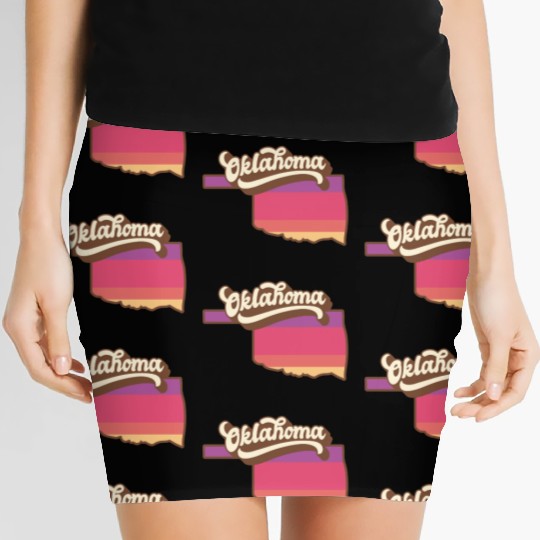 Oklahoma Retro USA Women's Mini Skirts