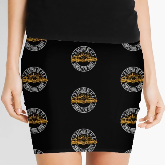 Demo Derby Demolition Derby Demolition Derby Lover Women's Mini Skirts