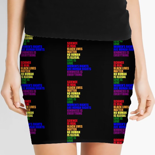 Science Is Real Women's Mini Skirts
