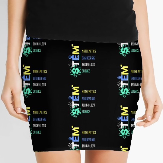 Stem Teacher Science Technology Engineer Math Women's Mini Skirts