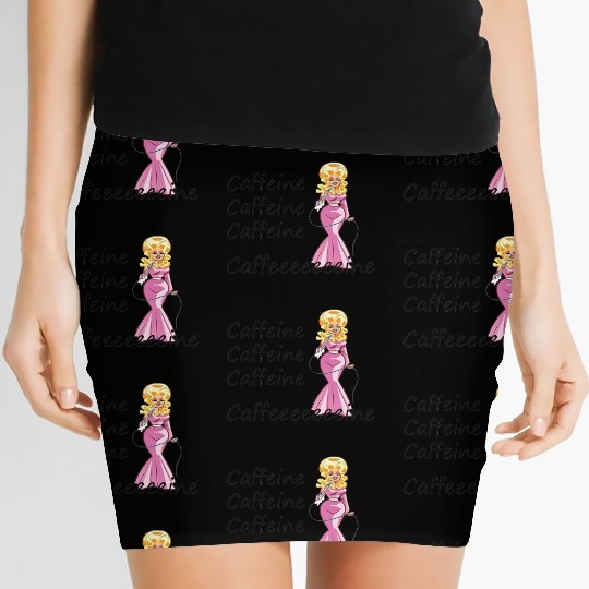 Dolly Parton fan; coffee drinker; caffeine Women's Mini Skirts