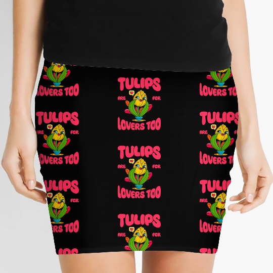 Tulip Gardening Cute Women's Mini Skirts
