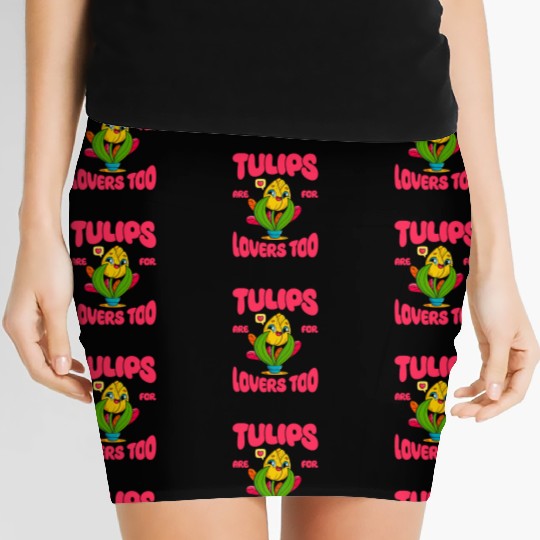 Tulip Gardening Cute Women's Mini Skirts