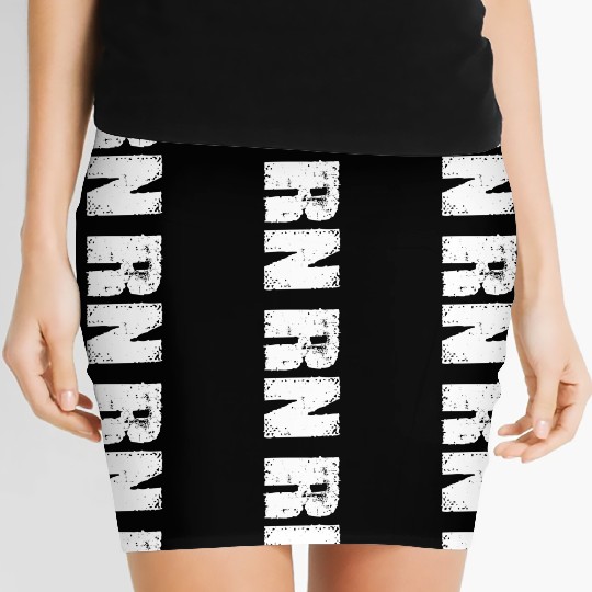 Registered Nurse Rn Medical Field Healthcare Women's Mini Skirts