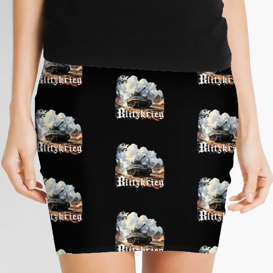 World War 2 Blitzkrieg Women's Mini Skirts