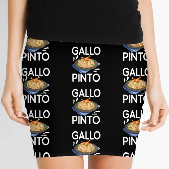 Gallo Pinto Costa Rican Cuisine Latin America Women's Mini Skirts
