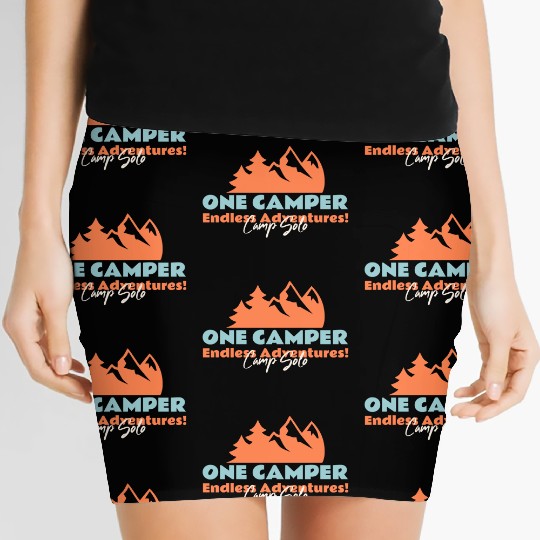 One camper endless adventures Women's Mini Skirts