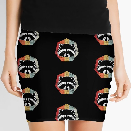 Ra Rac Trash Panda Women's Mini Skirts