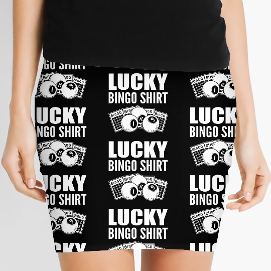 Lucky Bingo Women's Mini Skirts Prize Winner Gift