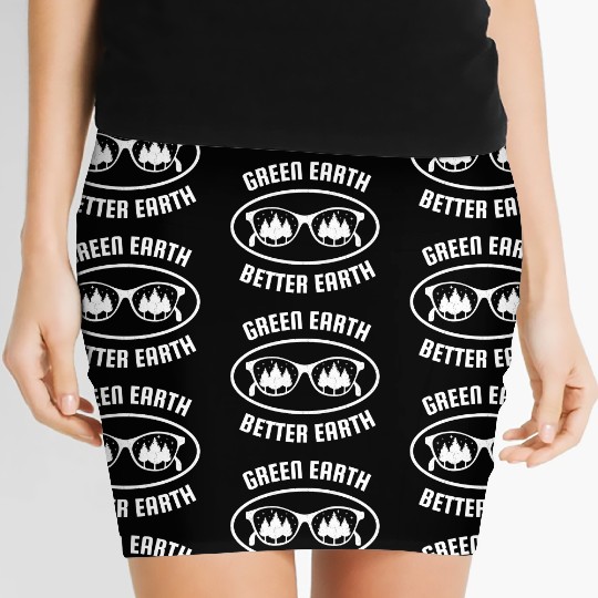 Green Earth Better Earth Women's Mini Skirts