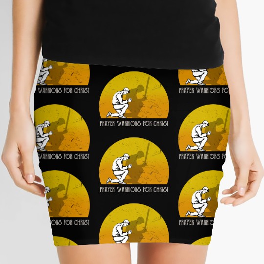 Prayer Warriors For Christ Women's Mini Skirts