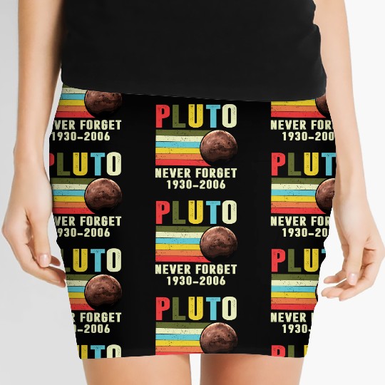 Pluto Never Forget 1930 2006 Women's Mini Skirts