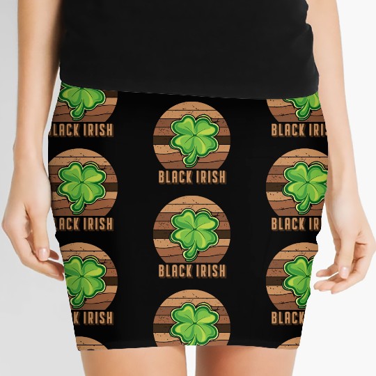 Patrick Day African Irish Women's Mini Skirts