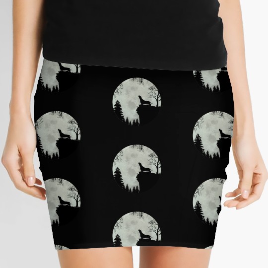 Dachshund Teckel Doxie Wiener Dog Yowl Yelp At Ful Women's Mini Skirts