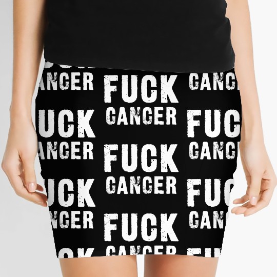 Fuck Cancer Women's Mini Skirts