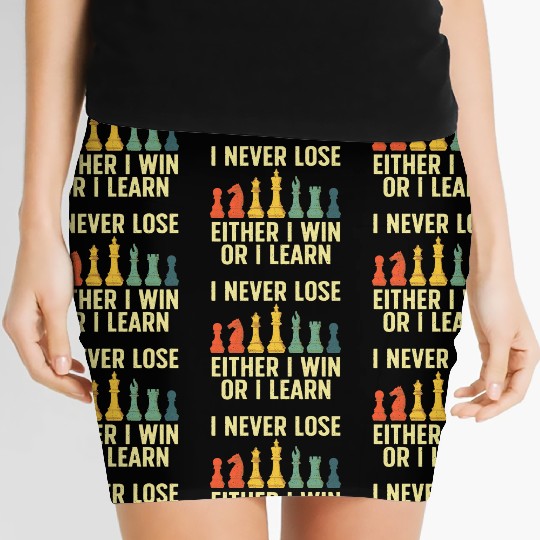Best Chess Player Board Game Chess Lover Women's Mini Skirts