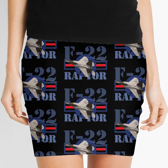 F 22 Raptor USAF Women's Mini Skirts