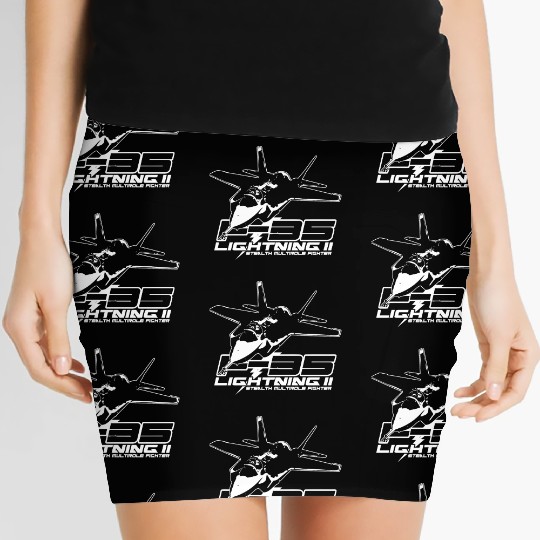 F 35 Stealth Women's Mini Skirts