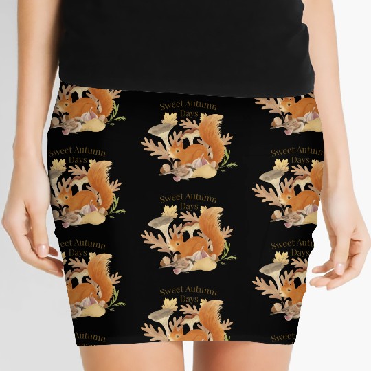Sweet Autumn Days Women's Mini Skirts