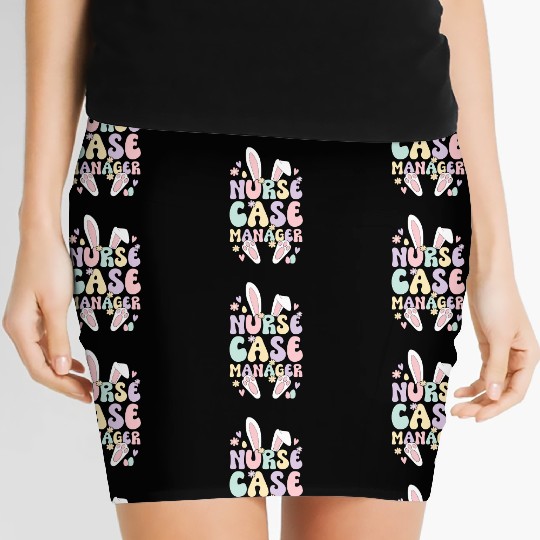 Nurse Case Ager Easter Bunny Case Aget Easter Women's Mini Skirts