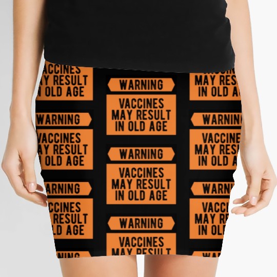 Vaccines Work Funny Sarcastic Medical Science Women's Mini Skirts