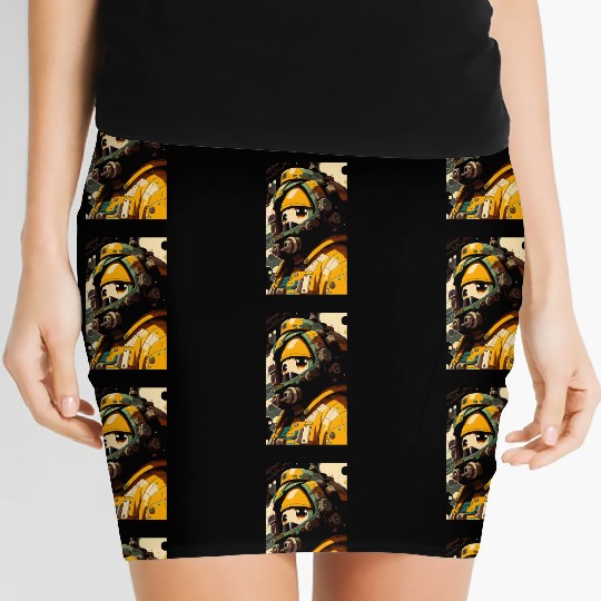Big Kid In Space Women's Mini Skirts