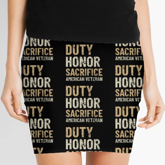 American Veteran | US Veteran | Military Veteran Women's Mini Skirts